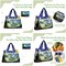 Wrapables Large Foldable Oil Painting Nylon Reusable Grocery Bag, Starry Night